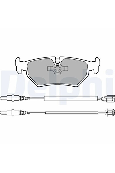 DELPHİ Set Placute Frana Frana Disc Citroen Evasion Van/Evasion Microbus Fiat...