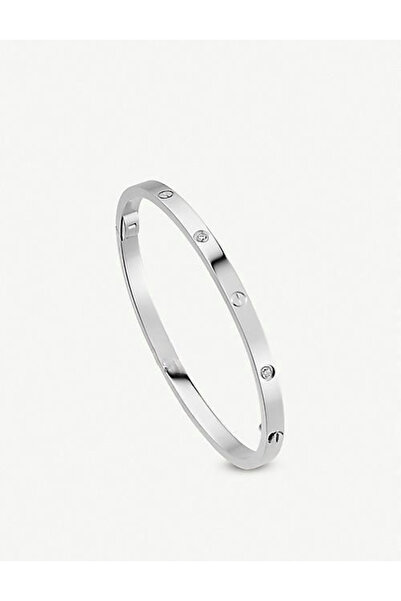 ElectraStore Brățară LOVE Subțire Argintie - C4275