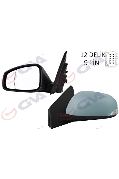 GVA DIŞ DİKİZ AYNASI SOL MEGANE-FLUENCE 08> ELEKTRİKLİ ISITMALI SİNYALLİ SENS...