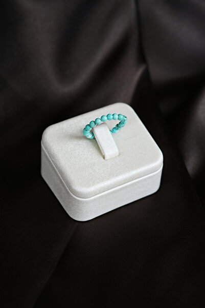 Luna Turquoise Natural Stone Flexible Ring