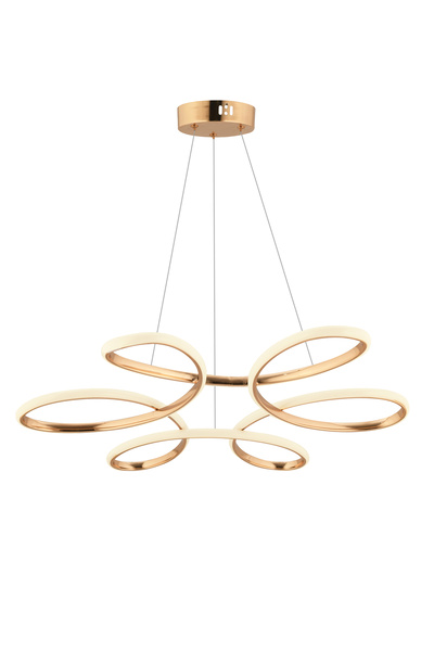 Luna Lighting İKON Model Gold Kaplama Hol Antre Mutfak Salon Yatak Çocuk Odası Modern Led Beyaz Işık Avize