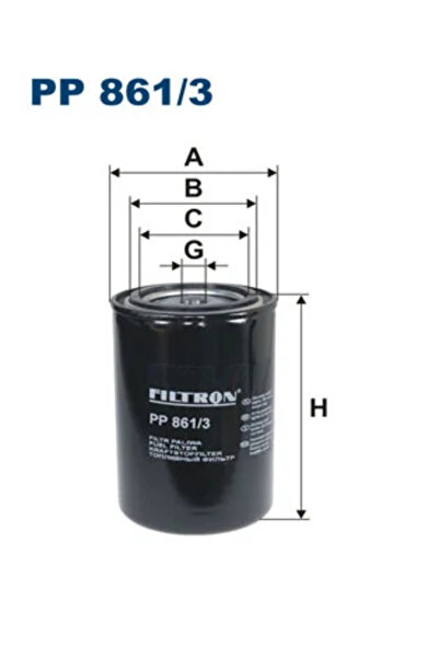 Filtron Fuel Filter Daf 85/95/F 1500 Iveco P/Pa
