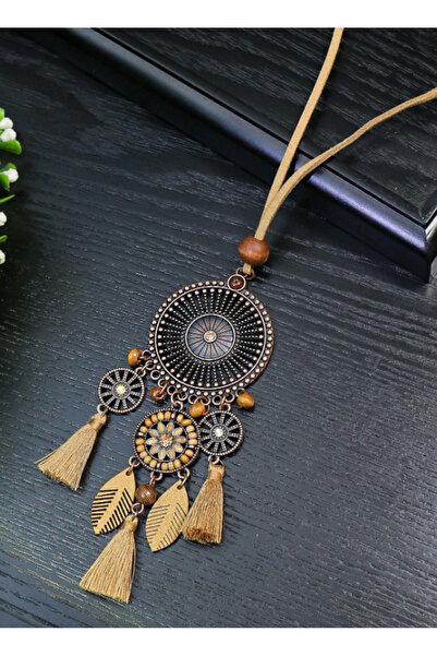 Inovius Colier Boemo cu Frunze - 49700