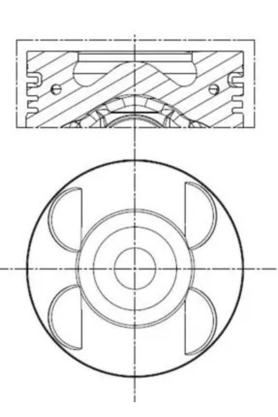 MAHLE Piston Mercedes-Benz Sprinter 3,5-T Bus/Sprinter 3,5-T Caroserie/Sprint...