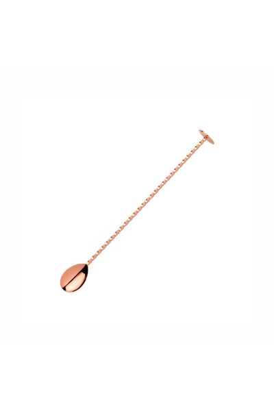 MG Gold Platted Bar Spoon with Muddler, (11"/30 cm)