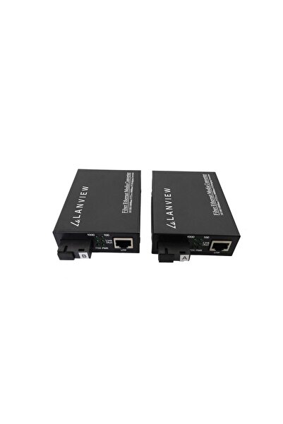 Other Lanview RJ45 to SC Media Converters Pair 20Km