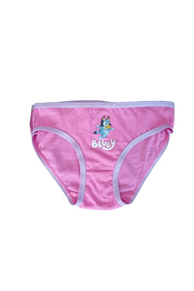bluey Set 3 perechi chiloți fete, roz, 100% bumbac, Happy,