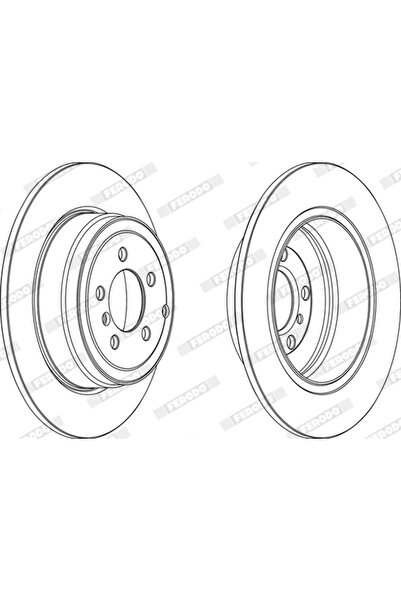 FERODO Disc Frana Land Rover Range Rover 3