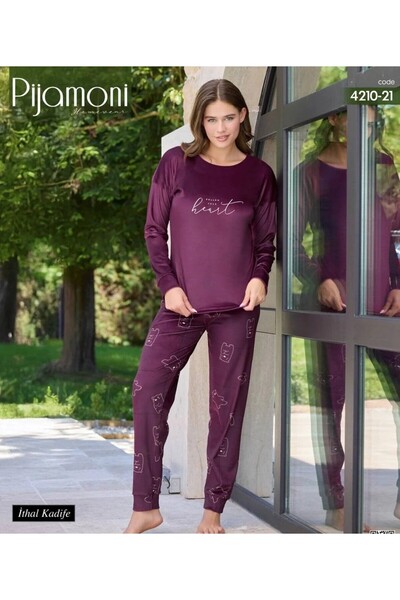 Pijamoni İthal kadife takım
