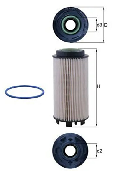 KNECHT Filtru Combustibil Mercedes-Benz Actros MP4 / MP5/Arocs/Atego 3