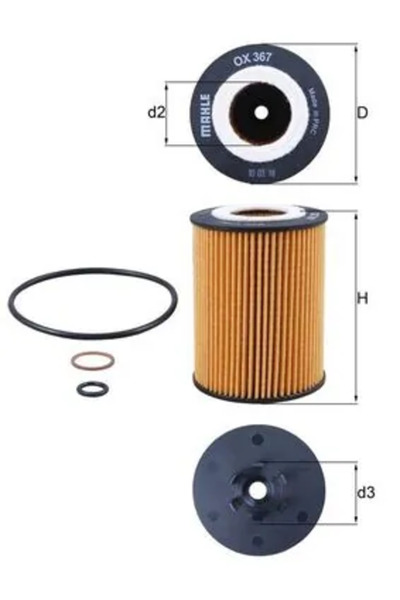 KNECHT Filtru Ulei Alpina B5/B7 Bmw 5/6/7