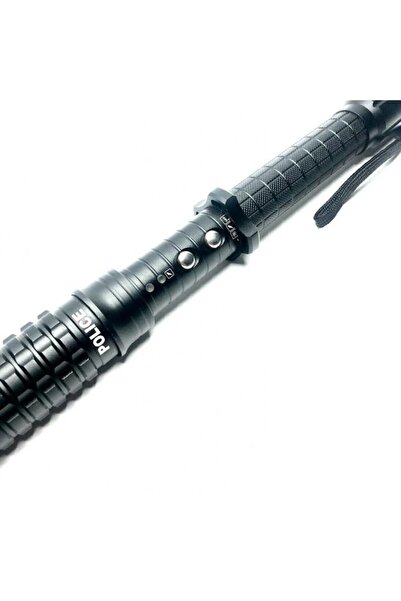 OEC Police Stun Baton with Flashlight, Duraluminium Hy-X10