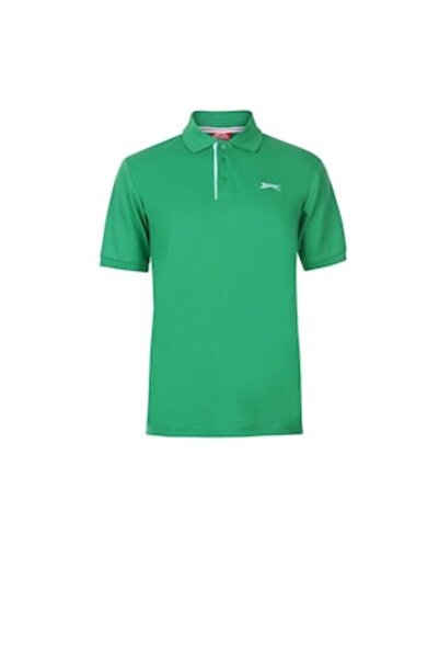 Slazenger polo shirt for men, green, size L