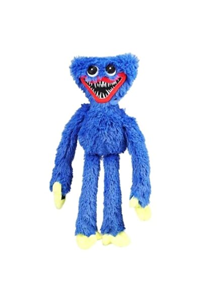 OEM Jucărie de pluș, Kissy Missy, Păpușă Huggy Wuggy, Albastră, 40 cm