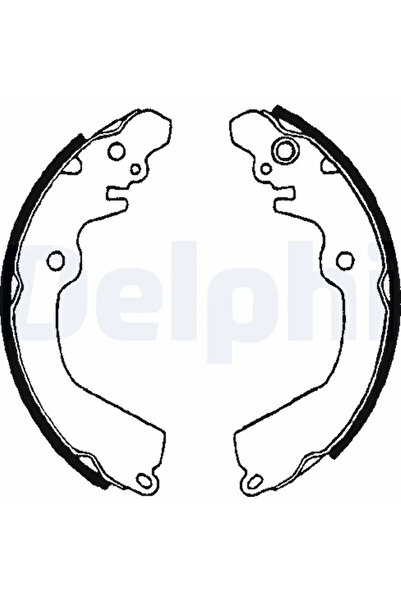 DELPHİ Комплект спирачни челюсти Mitsubishi Carisma/Colt 4/Colt 5