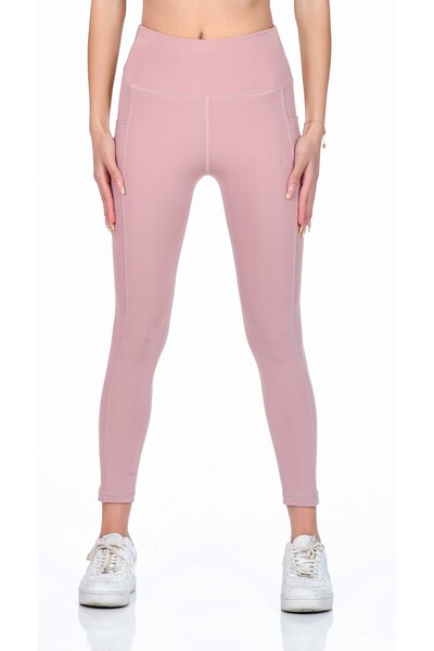 XJOYFİT Athlete Gym Fitness Yoga Plates High Waist Tights with Pockets Single Bottom