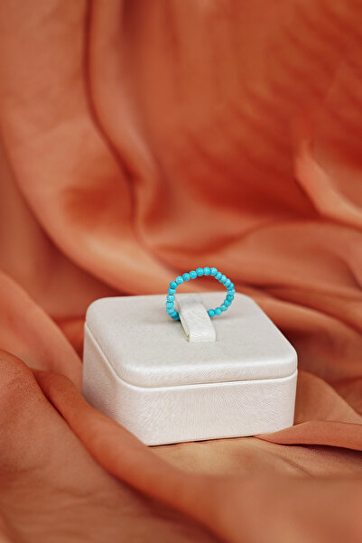 Luna Turquoise (Turquoise) Natural Stone Flexible Ring