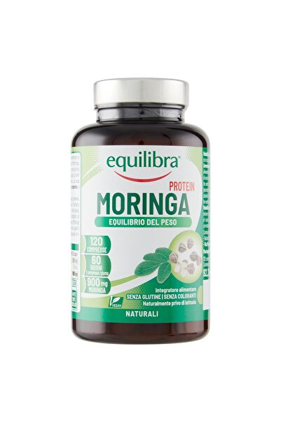 Equilibra MORINGA, Supliment bogat în proteine pentru corporale, 120 comprimate