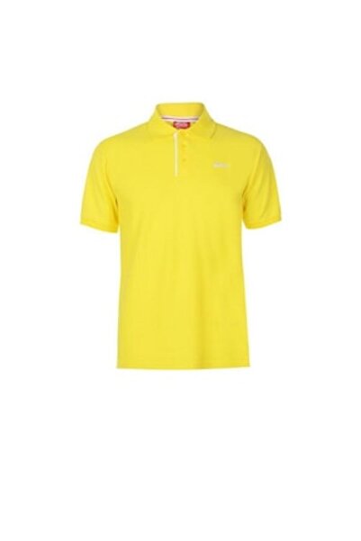 Slazenger polo t-shirt for men, yellow, size S