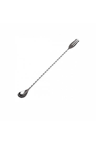 MG Stainless Steel Bar Spoon with Trident, (11"/30 cm)