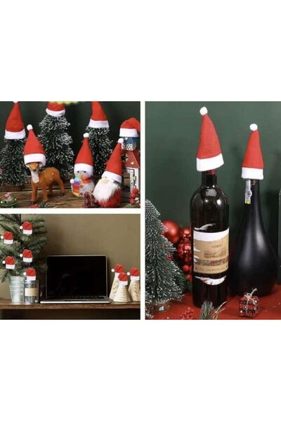 SMARTECH - Cutlery Covers Christmas Model, 12x6 cm, Red/White, Set of 12