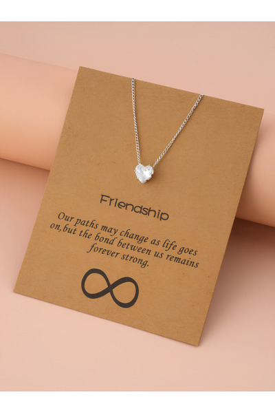 Inovius Colier Argintiu cu Pandativ Perla - 427572