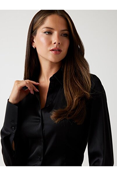 Guess New Ls Fernanda Kadın Slim Fit Gömlek