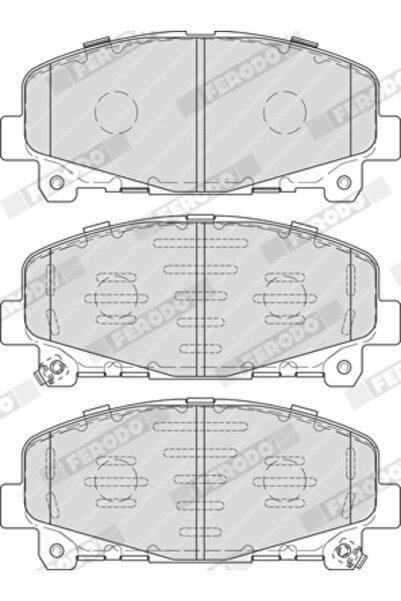 FERODO Brake Pad Set Disc Brake Acura TLX Honda Accord 8/Accord 9 Sedan