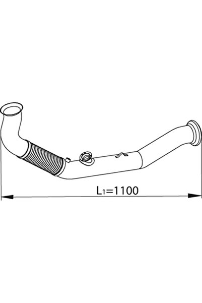 Dinex Racord Evacuare Fata Renault Trucks Midlum