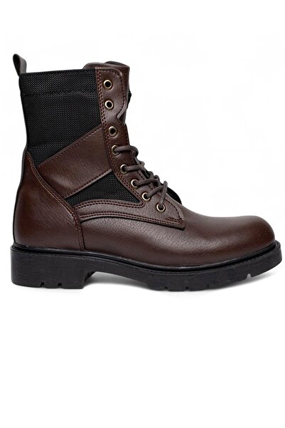 Celira Ανδρικές μπότες Cnt Brown Rubber Αντιολισθητική Σόλα NSB934