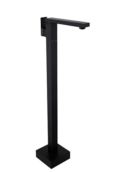 Trendy's Ανεξάρτητη μπαταρία νιπτήρα TRENDY'S, ορθογώνιος σχεδιασμός, ματ μαύρο