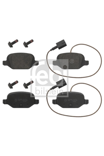 FEBI BILSTEIN Set Placute Frana Frana Disc Puntea Spate Abarth 500C / 595C / ...