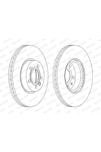 FERODO Brake Disc Ford Galaxy 1/Galaxy Model 1 Van Seat Alhambra