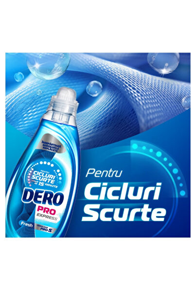Dero Automatic liquid detergent, pro express, fresh, 37 washes, 1.48L
