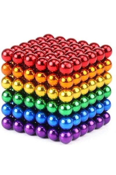 Telemag Bile Magnetice AntiStres Neocube, mix 6 culori, multicolor, 5 mm, 216...