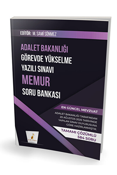 Pelikan Kitabevi GYS Adalet Bakanlığı Görevde Yükselme Yazılı Sınavı Memur So...