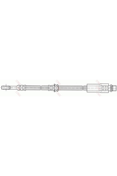 TRW Furtun Frana Opel Astra H/Meriva B Microbus/Zafira / Zafira Family B Vaux...