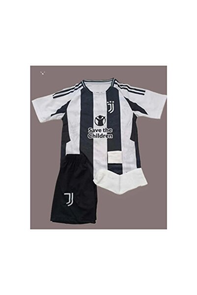 tahaspor 10 Numara Juventus Kenan Yıldız Çocuk Forma Takımı 4'lü Set Çorap ve...