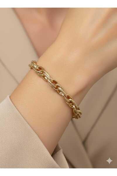 FOR YOU TAKI by Ezgi سوار فولاذي نسائي على شكل خاتم من مجوهرات هالك