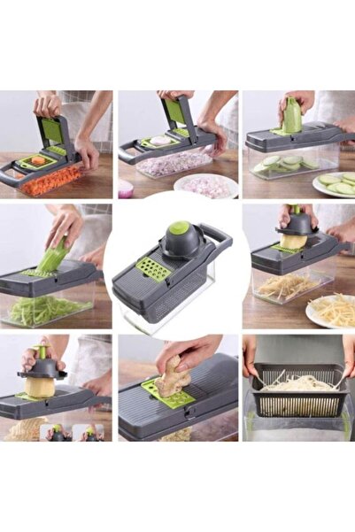 OEM Multifunctional Vegetable Grater Veggie Slicer - 7 Interchangeable Accessories