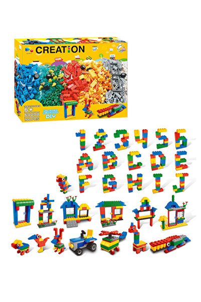 Gokidy CREATION Eğitici Yaratıcı Oyuncak Blok Yapım Seti 1100 Parça