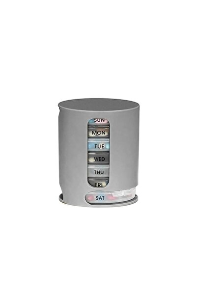 Doty Organizator săptămânal pentru medicamente PillTime, 7 compartimente, gri