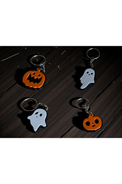 FreshWolf مجموعة مفاتيح الهالوين المكونة من 4 قطع