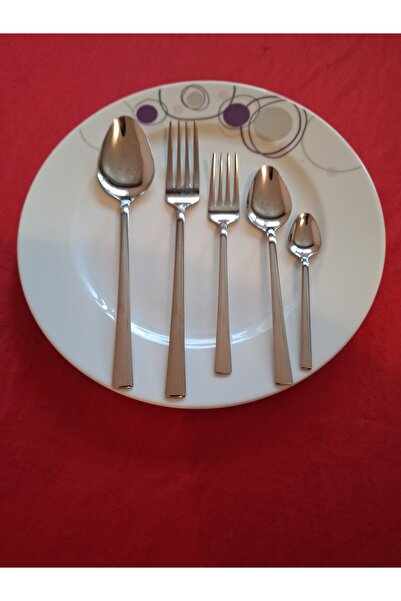 EMPA A V M 1 Piece of 2mm 20cm Dessert Spoon and Dessert Fork, 1 Piece of 2mm 16cm Dessert Spoon and Dessert Fork, 1 Piece. Tea Spoon
