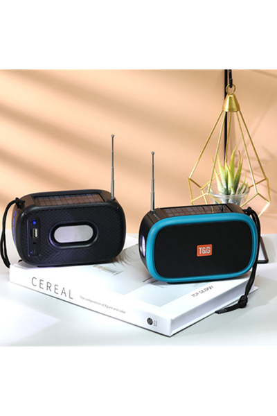 Zen Store TG 632 Multifunction Solar LED Flashing Outdoor Mini Wireless BT Speaker Loud Bass