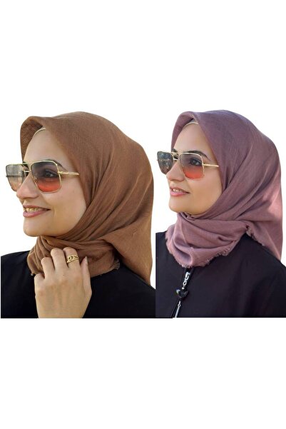 ALDAİR 2 Flamed Cotton Writing Scarves-S4A7T5Y7E1Q6T7Y4G7