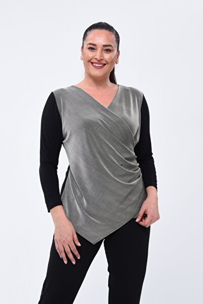 Javelin Collection Long Sleeve Knitted Blouse