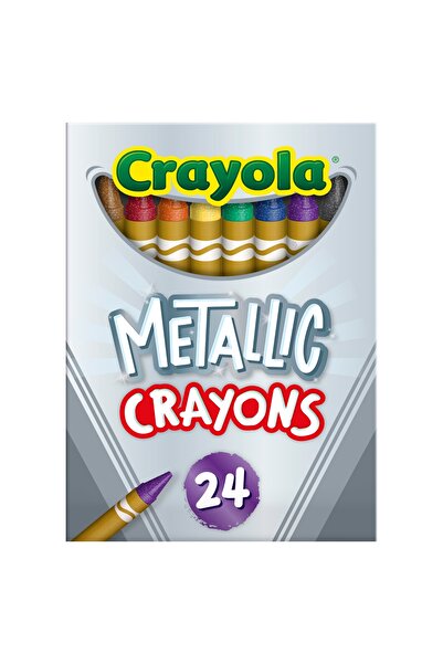 Crayola أقلام تلوين معدنية 24 قطعة