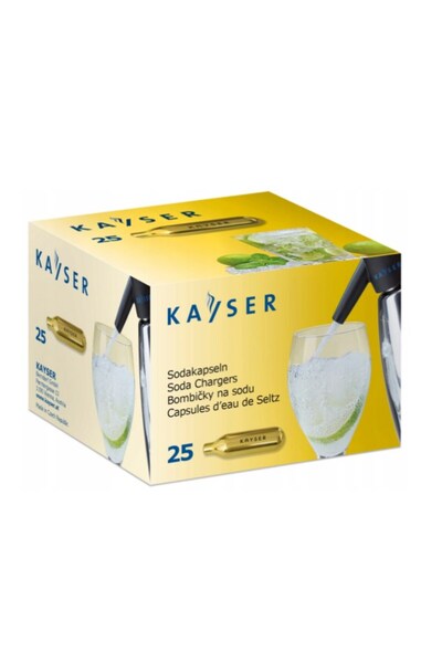 Other CARTUȘE DE CO2 KAYSER PENTRU APĂ SODABILĂ 25 BUC.