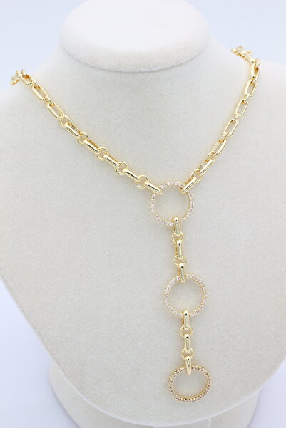 STİL İNCİSİ قلادة من سلسلة ستايل إنسي/في آي بي مرصعة بحجر الزركون من أكسامور